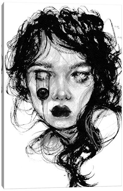 Sling Canvas Art Print - Eye of the Beholder