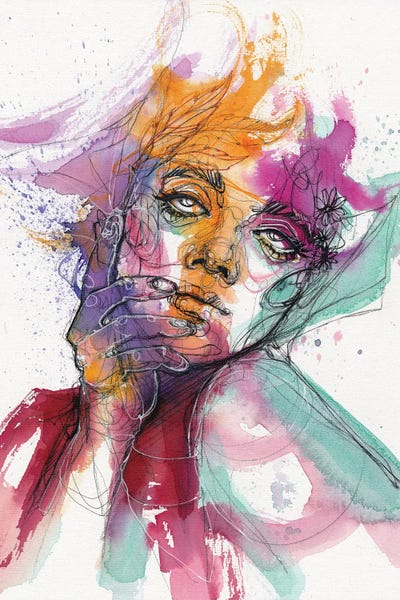 Splash of Colors by Doriana Popa art print