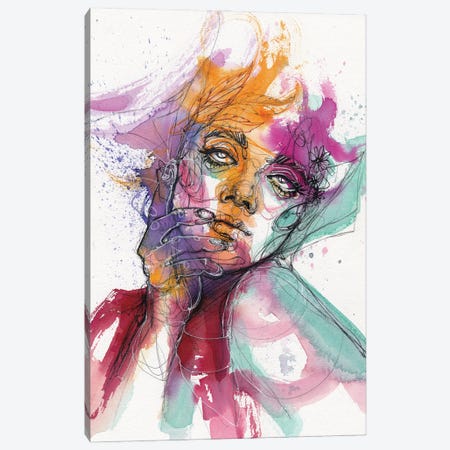 Splash of Colors Canvas Print #DPP108} by Doriana Popa Canvas Print