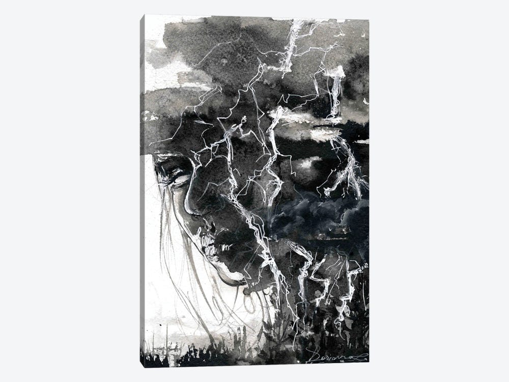 Thunder by Doriana Popa 1-piece Canvas Art