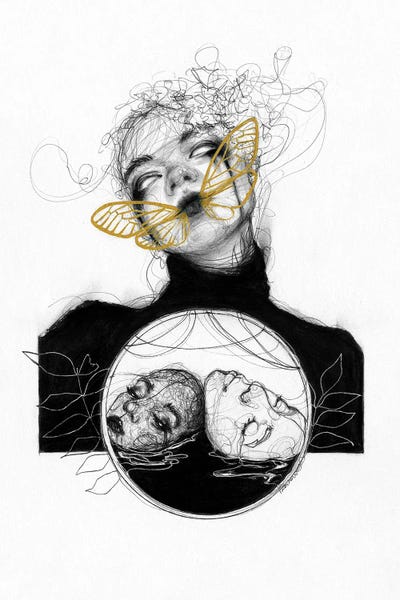 Moths: Yin Yang by Doriana Popa