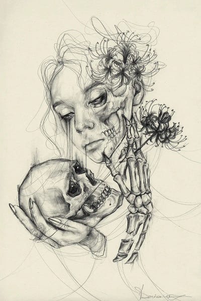 Skulls: Lovers by Doriana Popa