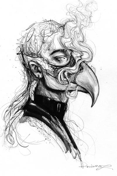 Eagle by Doriana Popa framed wall art