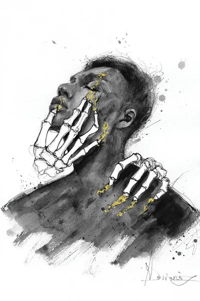 Black & White Drawings & Illustrations: Scrape by Doriana Popa