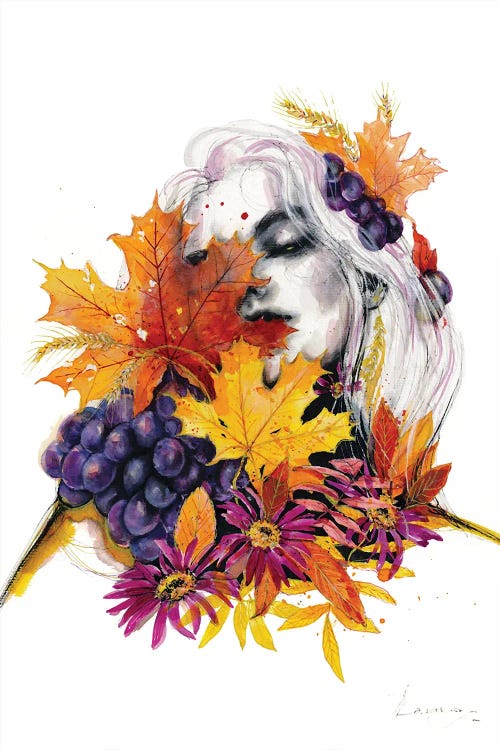 Autumn Woman by Doriana Popa wall art