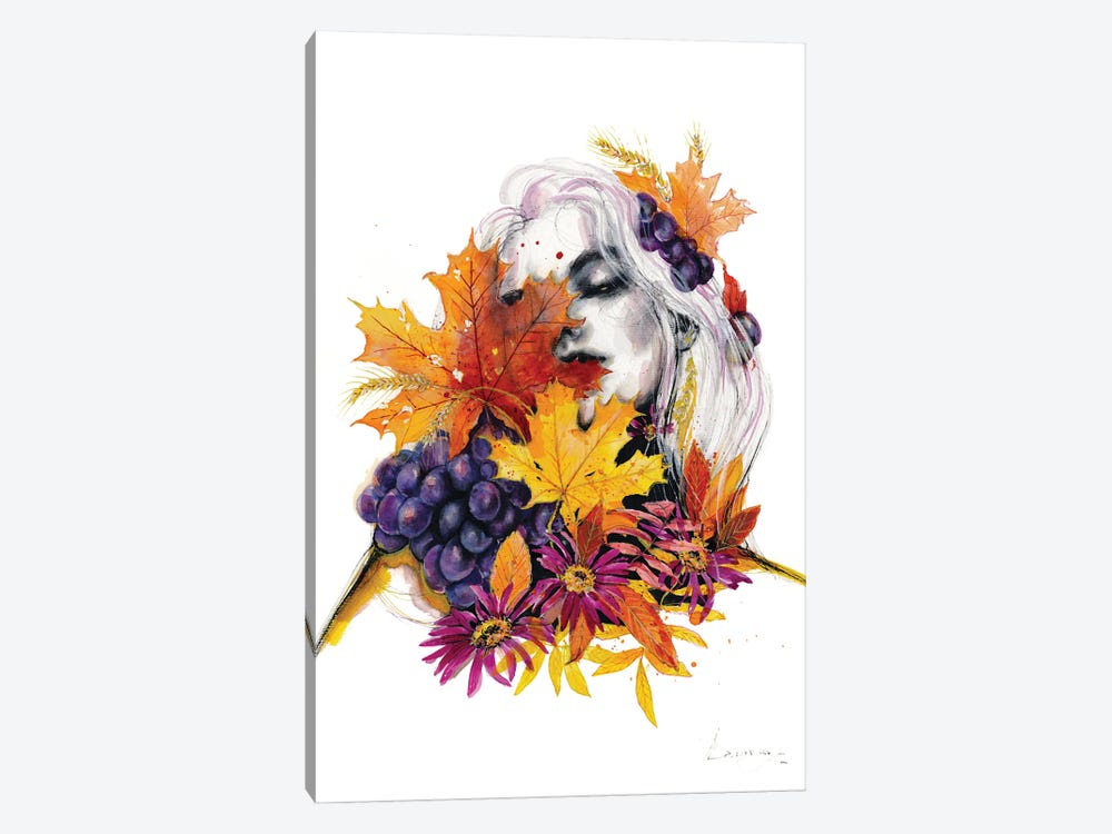 Autumn Woman by Doriana Popa 1-piece Canvas Artwork