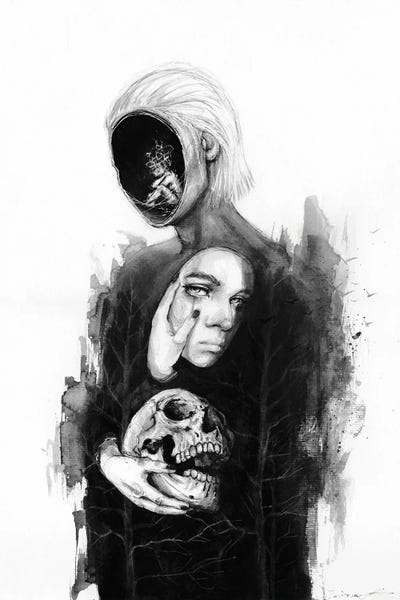 Black & White Drawings & Illustrations: The Lost Soul by Doriana Popa