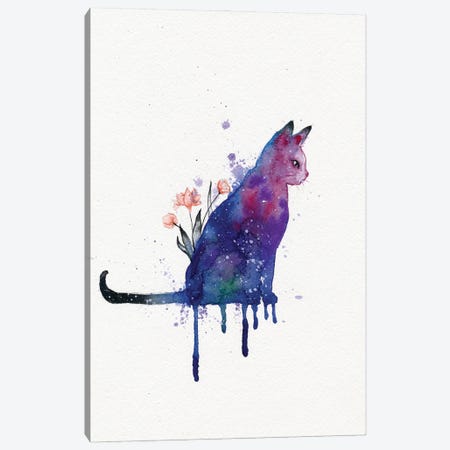 Cat Galaxy Canvas Print #DPP27} by Doriana Popa Canvas Print