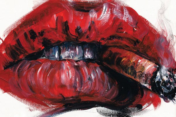 Art With Attitude: Cigarettes and Wine by Doriana Popa