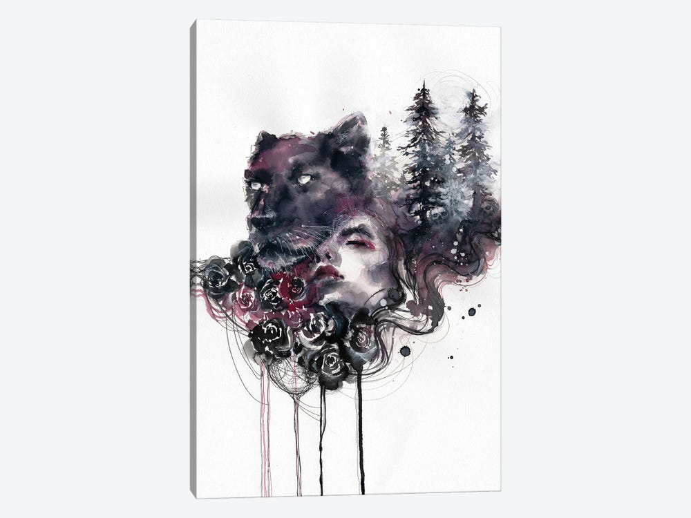 Connected-Nature by Doriana Popa 1-piece Canvas Art Print