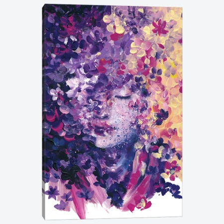 Drowning in Flowers Canvas Print #DPP37} by Doriana Popa Canvas Art