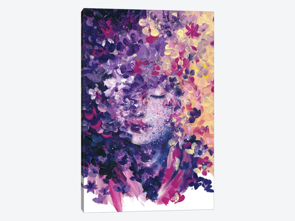 Drowning in Flowers by Doriana Popa 1-piece Canvas Wall Art