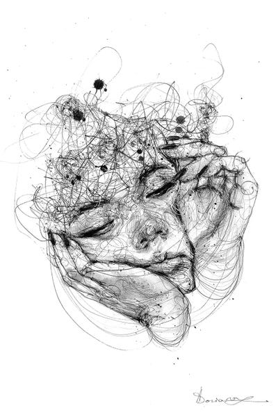 Black & White Drawings & Illustrations: Pressure by Doriana Popa