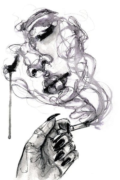 Smoking: Scorched by Doriana Popa