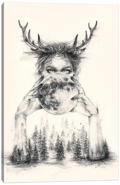 Selenophile Canvas Art Print - Wild Spirit