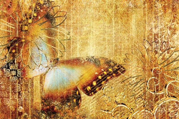 Animal Collection: Golden Colors With Butterfly by Maugli