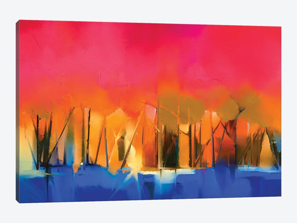 Colorful Landscape IV 1-piece Art Print