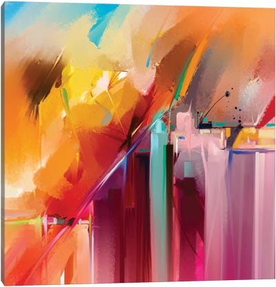 Colorful Landscape V Canvas Art Print