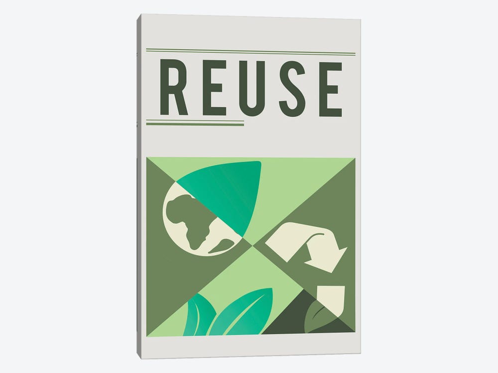 Reuse by Rawpixel 1-piece Canvas Print