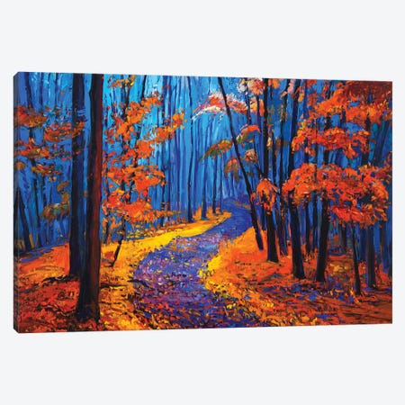 Autumn Landscape Canvas Print #DPT22} by borojoint Canvas Art