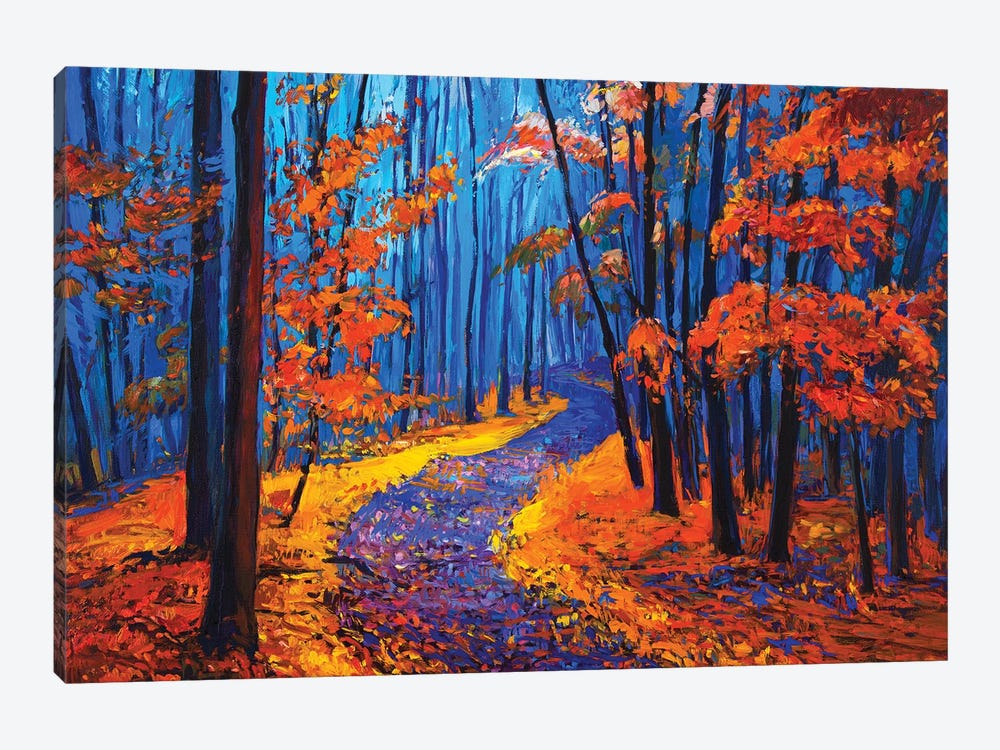 Autumn Landscape by borojoint 1-piece Canvas Print