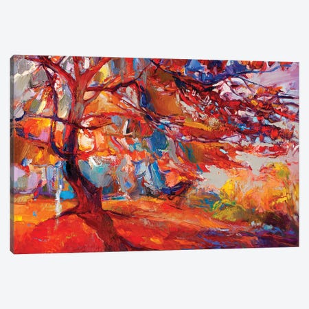 Autumn Tree II Canvas Print #DPT24} by borojoint Canvas Art Print