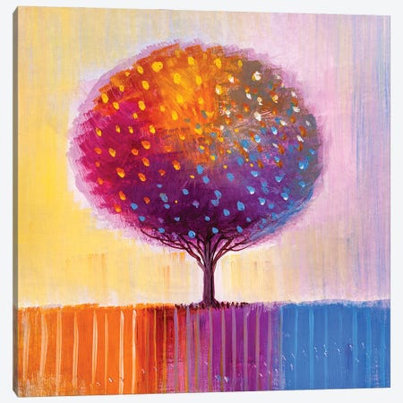 Colorful Tree II Canvas Print #DPT279} by sbelov Canvas Artwork