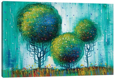 Colorful Trees II Canvas Art Print