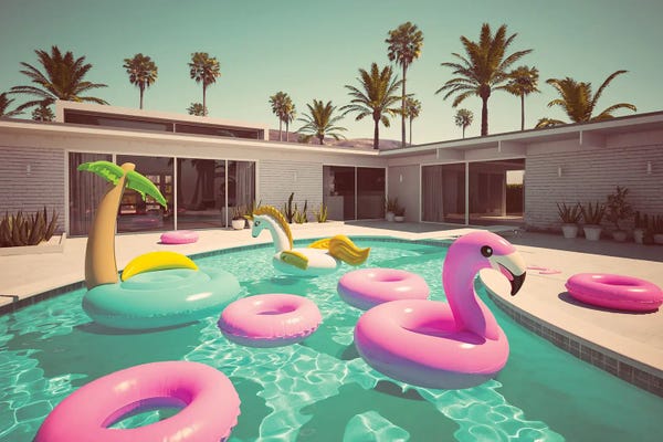 DepositPhotos: Different Floats In A Pool II by 2mmedia