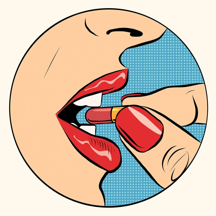 Taking The Pill Medication by Depositphotos wall art