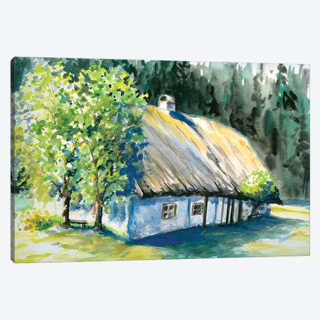 Old House Canvas Print #DPT475} by DeepGreen Art Print
