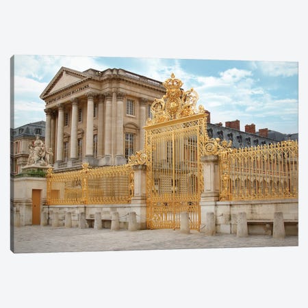 Versailles Palace Paris Canvas Print #DPT547} by outline205 Canvas Art Print