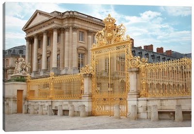 Versailles Palace Paris Canvas Art Print - Gates