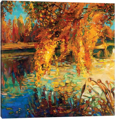 Autumn Forest Canvas Art Print - Scenic Collection