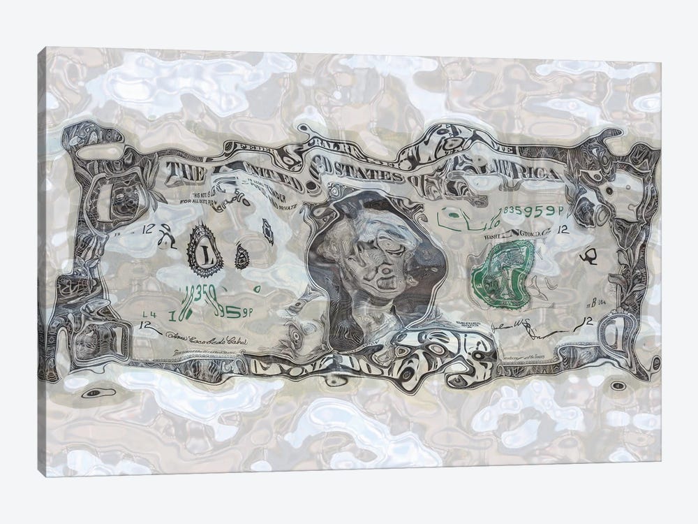 Sunken Dollar by georgios 1-piece Canvas Print