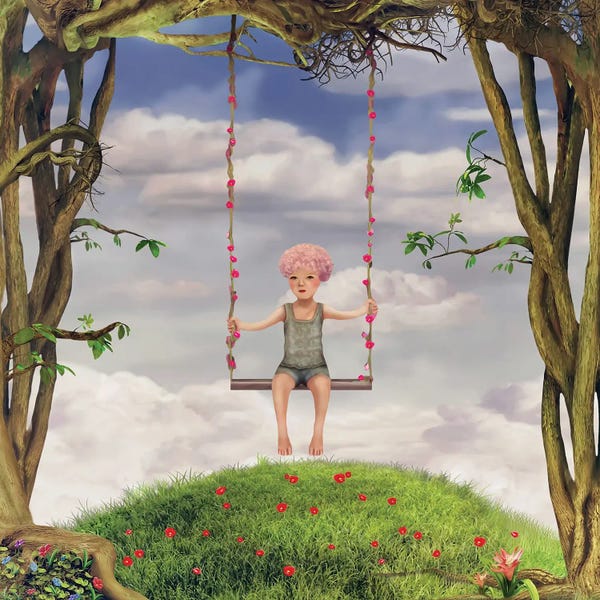 DepositPhotos: Illustration Of A Boy In Garden by natamc