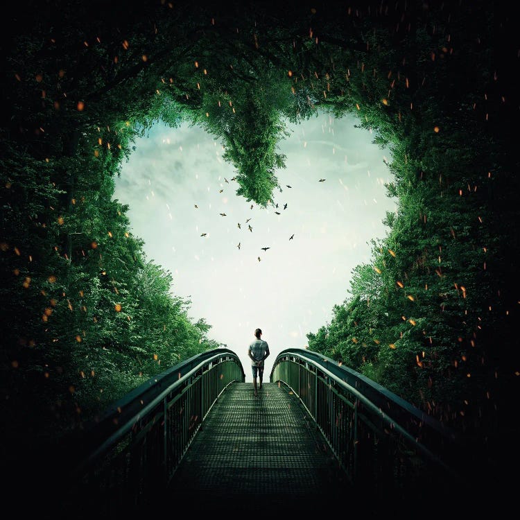 Follow Your Heart by psychoshadow wall art