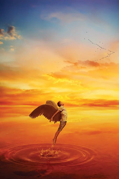 Leaving Your World by psychoshadow wall art