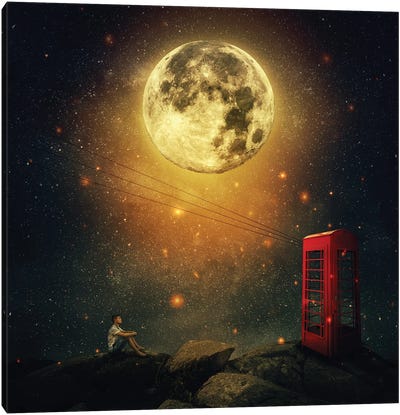 The Cosmic Call Canvas Art Print - Fine Art Collection