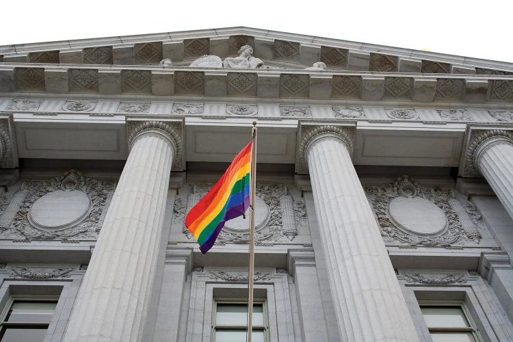 Pride Flag At City Hall