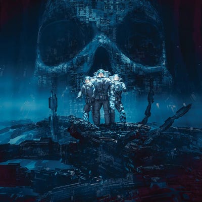 Planet Of Doom by grandeduc canvas print