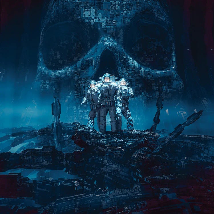 Planet Of Doom by grandeduc wall art