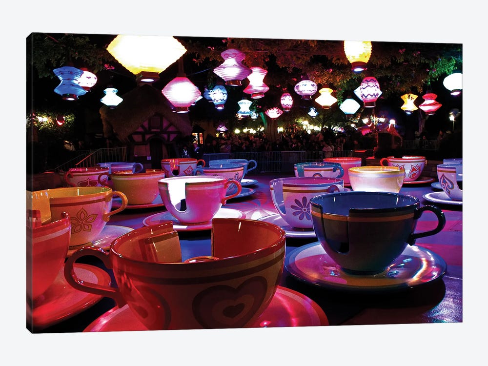 The Teacup Ride At Night by U Omozo 1-piece Canvas Art