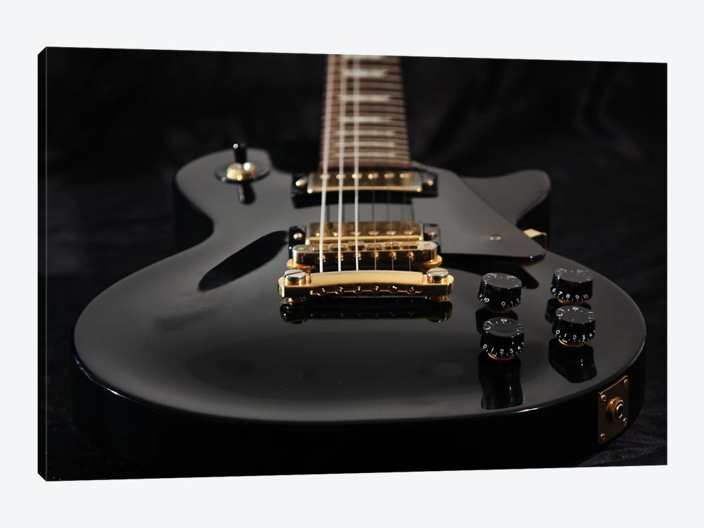 Close Up Of Electric Guitar by jrp studio 1-piece Art Print