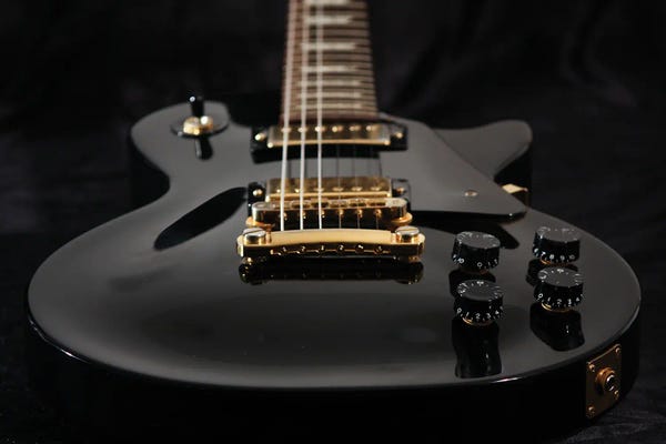 Music Collection: Close Up Of Electric Guitar by jrp studio