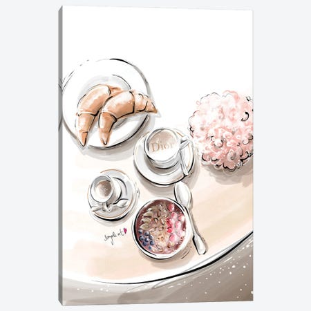 Dior Breakfast II Canvas Print #DPV12} by Daniela Pavlíková Canvas Art Print