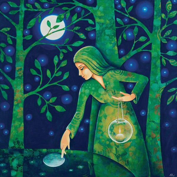 Daniela Prezioso Einwaller: The Lamp And The Moon by Daniela Prezioso Einwaller