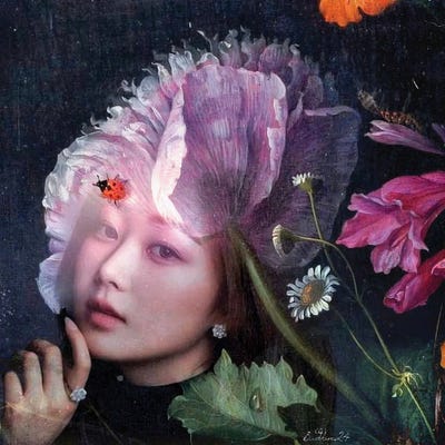 Purple Lady by Dominique Baduel art print