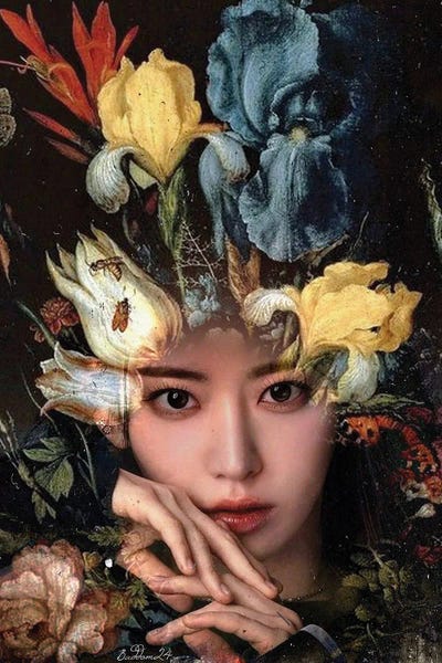 Flower Warrior by Dominique Baduel art print