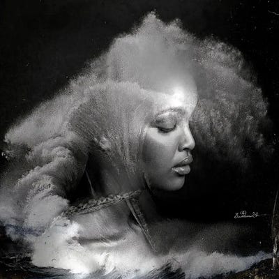 Dark Hours by Dominique Baduel framed canvas print